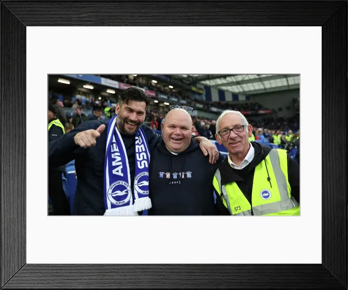 Framed Print : Brighton and Hove Albion v Tottenham Hotspur Premier League 06OCT24 Framed Print : Brighton and Hove Albion v Tottenham Hotspur Premier League 06OCT24