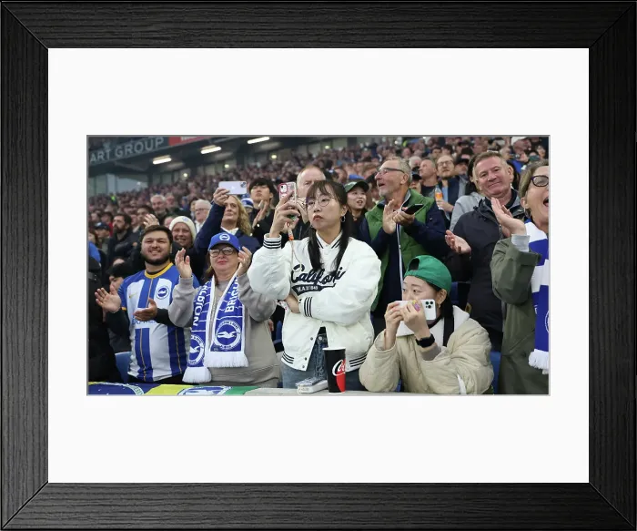 Framed Print : Brighton and Hove Albion v Tottenham Hotspur Premier League 06OCT24 Framed Print : Brighton and Hove Albion v Tottenham Hotspur Premier League 06OCT24