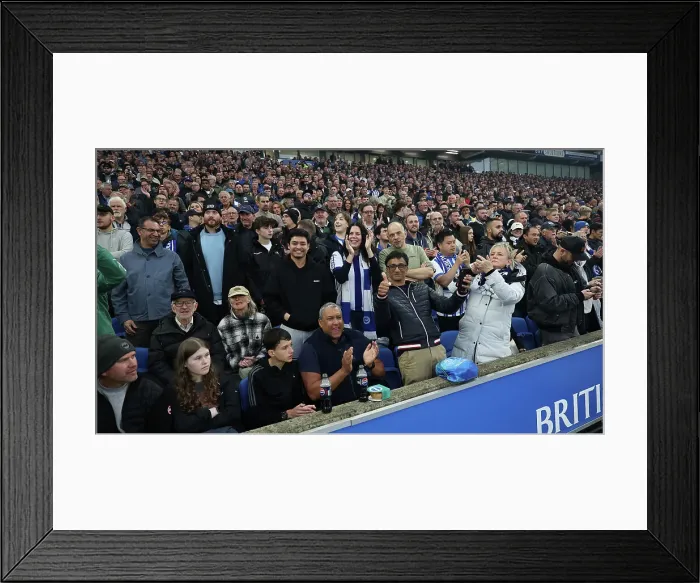 Framed Print : Brighton and Hove Albion v Tottenham Hotspur Premier League 06OCT24 Framed Print : Brighton and Hove Albion v Tottenham Hotspur Premier League 06OCT24