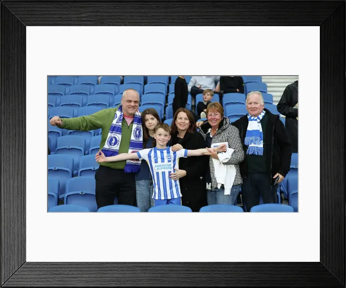 Framed Print : Brighton and Hove Albion v Tottenham Hotspur Premier League 06OCT24