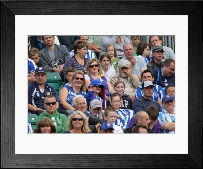 Framed Print : South Stand crowd v Walsall 28th August 2010 Framed Print : South Stand crowd v Walsall 28th August 2010