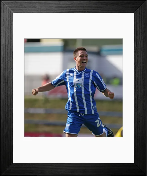 Framed Print : Brighton & Hove Albion: 2010-11 Season - Home Match vs. Walsall