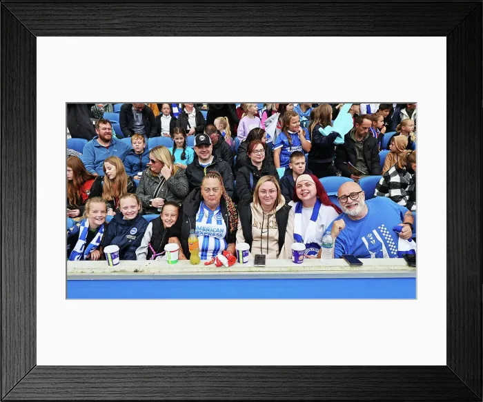 Framed Print : Brighton and Hove Albion Women v Manchester United Women Women's Super League 19OCT24