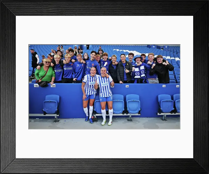 Framed Print : Brighton and Hove Albion Women v Manchester United Women Women's Super League 19OCT24 Framed Print : Brighton and Hove Albion Women v Manchester United Women Women's Super League 19OCT24