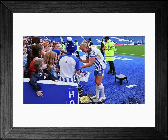 Framed Print : Brighton and Hove Albion Women v Manchester United Women Women's Super League 19OCT24 Framed Print : Brighton and Hove Albion Women v Manchester United Women Women's Super League 19OCT24