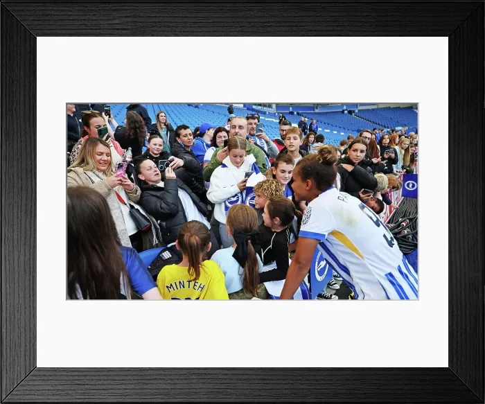 Framed Print : Brighton and Hove Albion Women v Manchester United Women Women's Super League 19OCT24 Framed Print : Brighton and Hove Albion Women v Manchester United Women Women's Super League 19OCT24