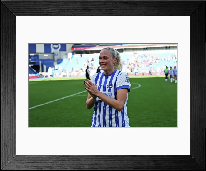 Framed Print : Brighton and Hove Albion Women v Manchester United Women Women's Super League 19OCT24