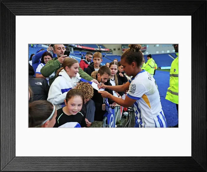 Framed Print : Brighton and Hove Albion Women v Manchester United Women Women's Super League 19OCT24 Framed Print : Brighton and Hove Albion Women v Manchester United Women Women's Super League 19OCT24