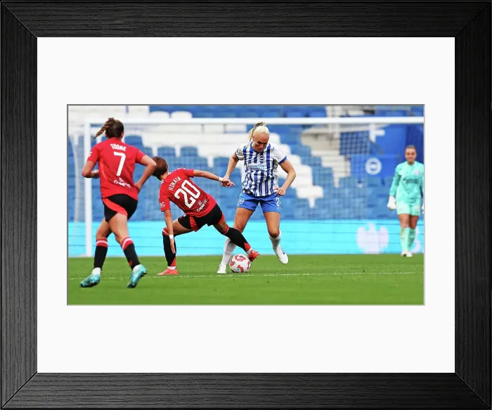 Framed Print : Brighton and Hove Albion Women v Manchester United Women Women's Super League 19OCT24 Framed Print : Brighton and Hove Albion Women v Manchester United Women Women's Super League 19OCT24