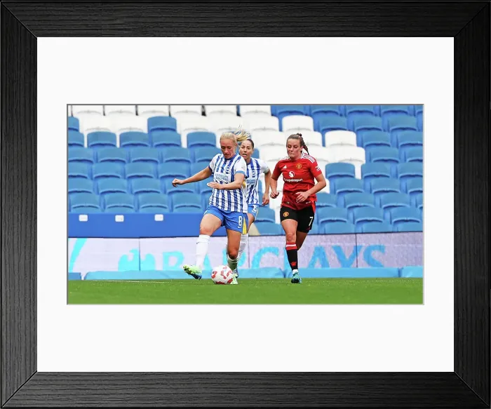 Framed Print : Brighton and Hove Albion Women v Manchester United Women Women's Super League 19OCT24 Framed Print : Brighton and Hove Albion Women v Manchester United Women Women's Super League 19OCT24