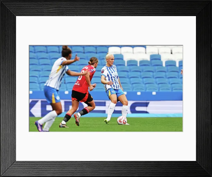 Framed Print : Brighton and Hove Albion Women v Manchester United Women Women's Super League 19OCT24 Framed Print : Brighton and Hove Albion Women v Manchester United Women Women's Super League 19OCT24