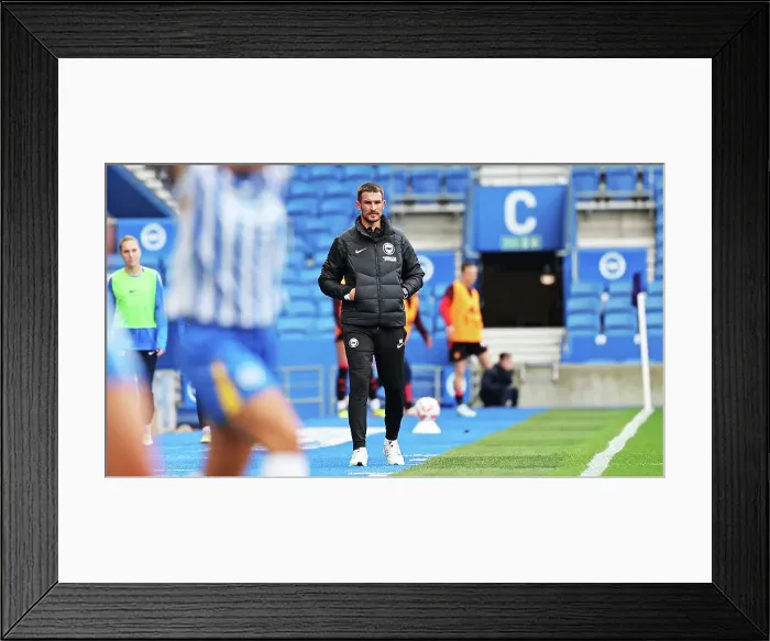 Framed Print : Brighton and Hove Albion Women v Manchester United Women Women's Super League 19OCT24 Framed Print : Brighton and Hove Albion Women v Manchester United Women Women's Super League 19OCT24