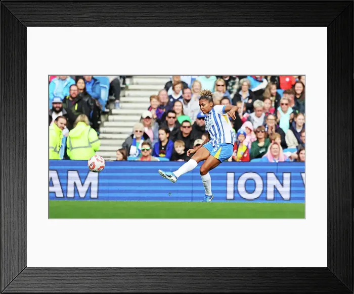 Framed Print : Brighton and Hove Albion Women v Manchester United Women Women's Super League 19OCT24