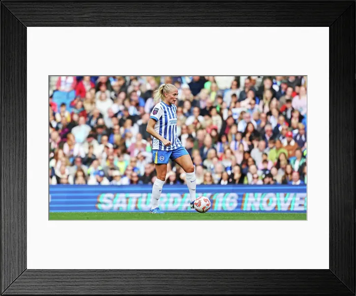 Framed Print : Brighton and Hove Albion Women v Manchester United Women Women's Super League 19OCT24