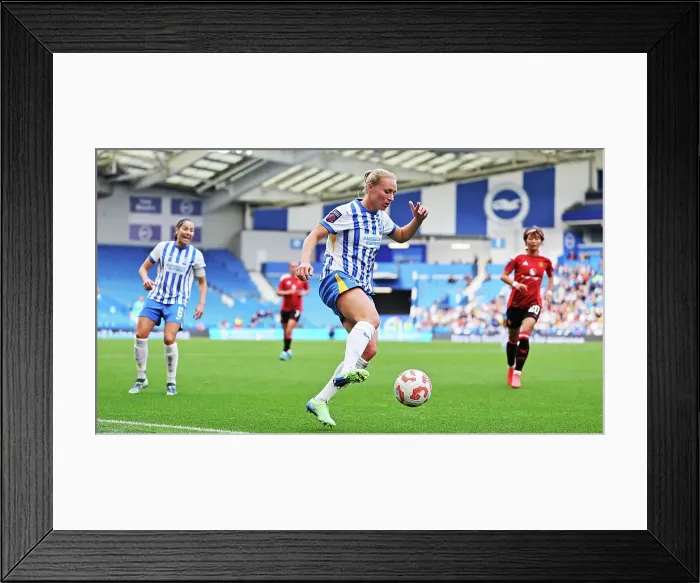 Framed Print : Brighton and Hove Albion Women v Manchester United Women Women's Super League 19OCT24 Framed Print : Brighton and Hove Albion Women v Manchester United Women Women's Super League 19OCT24