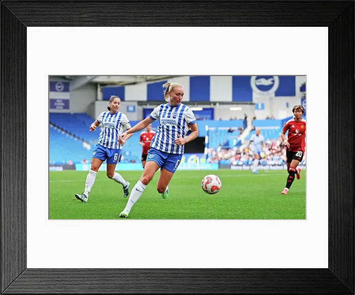 Framed Print : Brighton and Hove Albion Women v Manchester United Women Women's Super League 19OCT24 Framed Print : Brighton and Hove Albion Women v Manchester United Women Women's Super League 19OCT24