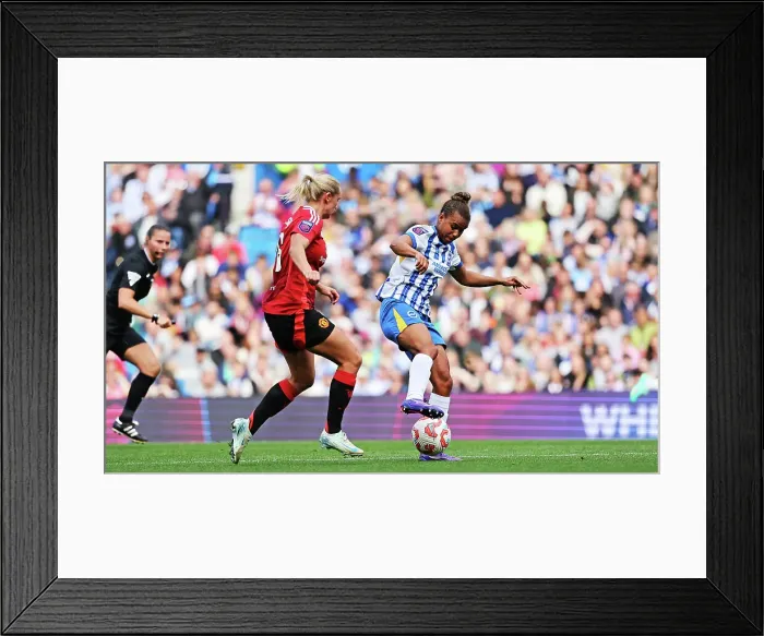 Framed Print : Brighton and Hove Albion Women v Manchester United Women Women's Super League 19OCT24 Framed Print : Brighton and Hove Albion Women v Manchester United Women Women's Super League 19OCT24