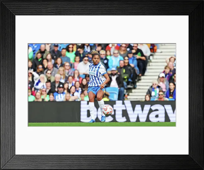 Framed Print : Brighton and Hove Albion Women v Manchester United Women Women's Super League 19OCT24 Framed Print : Brighton and Hove Albion Women v Manchester United Women Women's Super League 19OCT24