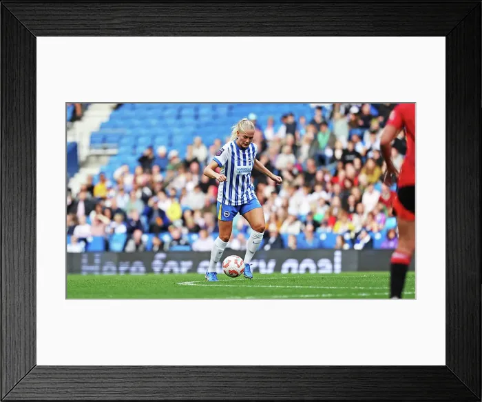 Framed Print : Brighton and Hove Albion Women v Manchester United Women Women's Super League 19OCT24 Framed Print : Brighton and Hove Albion Women v Manchester United Women Women's Super League 19OCT24