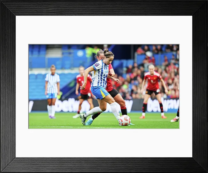 Framed Print : Brighton and Hove Albion Women v Manchester United Women Women's Super League 19OCT24 Framed Print : Brighton and Hove Albion Women v Manchester United Women Women's Super League 19OCT24
