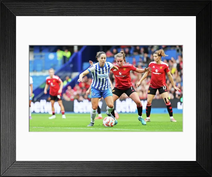 Framed Print : Brighton and Hove Albion Women v Manchester United Women Women's Super League 19OCT24 Framed Print : Brighton and Hove Albion Women v Manchester United Women Women's Super League 19OCT24