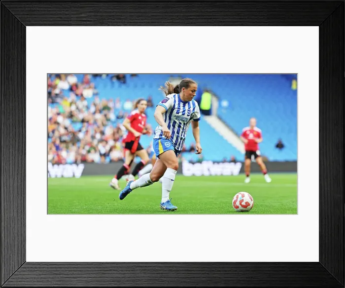 Framed Print : Brighton and Hove Albion Women v Manchester United Women Women's Super League 19OCT24 Framed Print : Brighton and Hove Albion Women v Manchester United Women Women's Super League 19OCT24