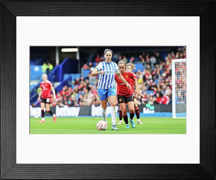 Framed Print : Brighton and Hove Albion Women v Manchester United Women Women's Super League 19OCT24 Framed Print : Brighton and Hove Albion Women v Manchester United Women Women's Super League 19OCT24