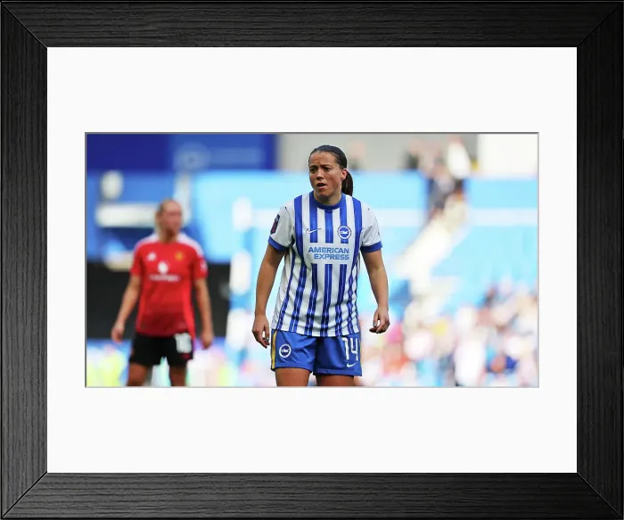 Framed Print : Brighton and Hove Albion Women v Manchester United Women Women's Super League 19OCT24 Framed Print : Brighton and Hove Albion Women v Manchester United Women Women's Super League 19OCT24