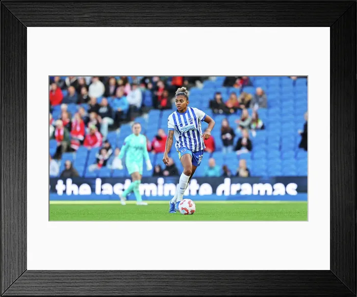 Framed Print : Brighton and Hove Albion Women v Manchester United Women Women's Super League 19OCT24 Framed Print : Brighton and Hove Albion Women v Manchester United Women Women's Super League 19OCT24