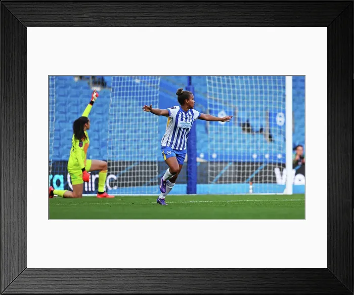 Framed Print : Brighton and Hove Albion Women v Manchester United Women Women's Super League 19OCT24 Framed Print : Brighton and Hove Albion Women v Manchester United Women Women's Super League 19OCT24