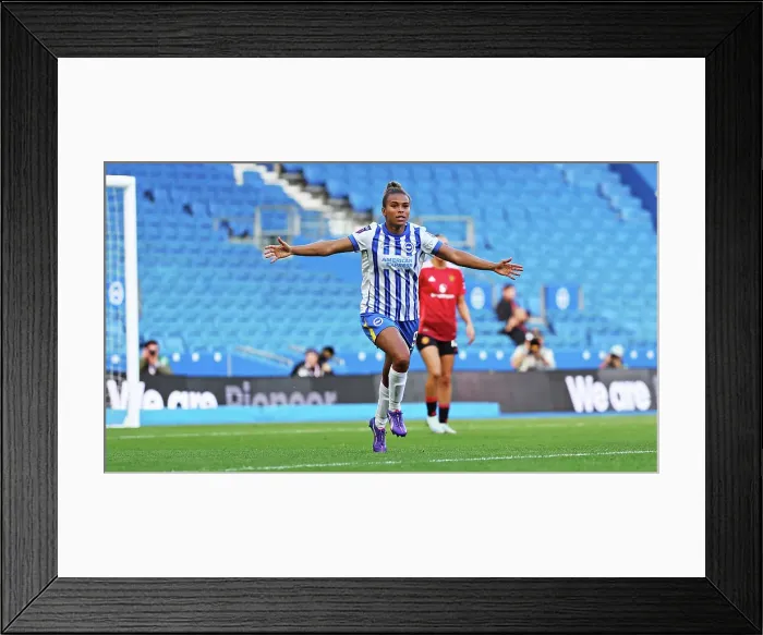 Framed Print : Brighton and Hove Albion Women v Manchester United Women Women's Super League 19OCT24 Framed Print : Brighton and Hove Albion Women v Manchester United Women Women's Super League 19OCT24
