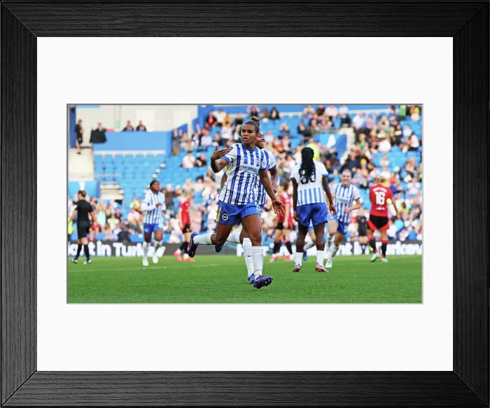 Framed Print : Brighton and Hove Albion Women v Manchester United Women Women's Super League 19OCT24 Framed Print : Brighton and Hove Albion Women v Manchester United Women Women's Super League 19OCT24