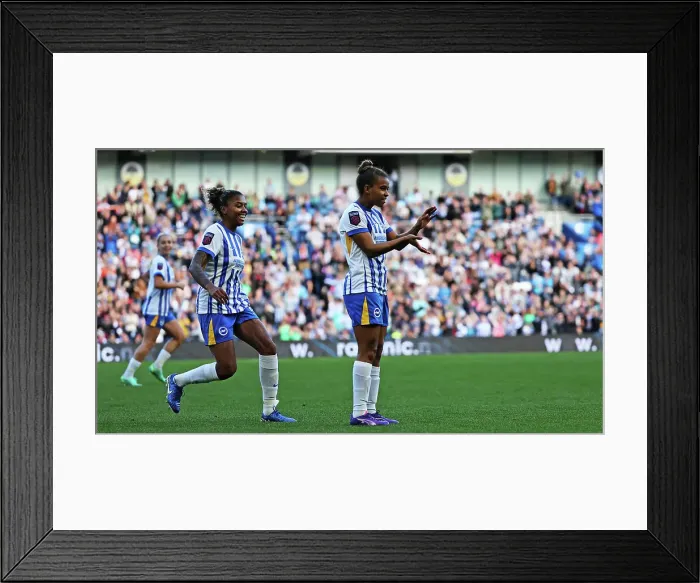 Framed Print : Brighton and Hove Albion Women v Manchester United Women Women's Super League 19OCT24 Framed Print : Brighton and Hove Albion Women v Manchester United Women Women's Super League 19OCT24