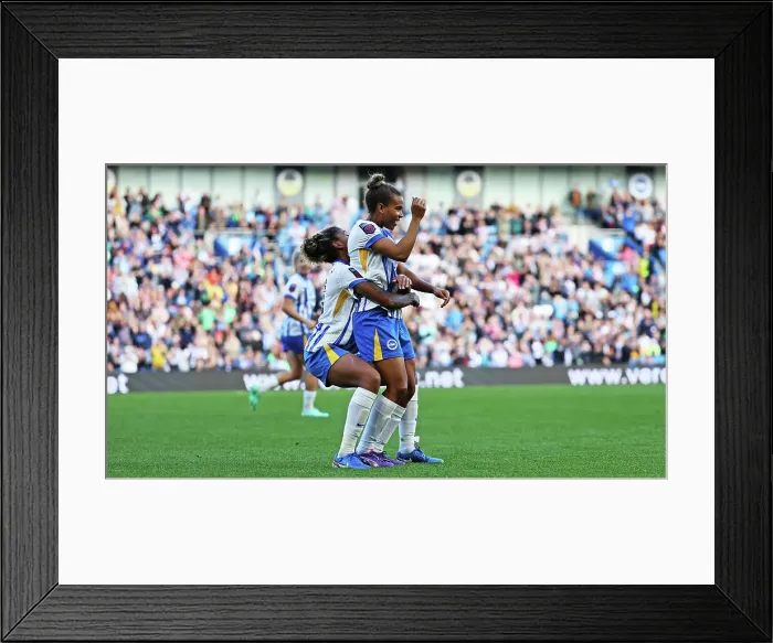 Framed Print : Brighton and Hove Albion Women v Manchester United Women Women's Super League 19OCT24 Framed Print : Brighton and Hove Albion Women v Manchester United Women Women's Super League 19OCT24