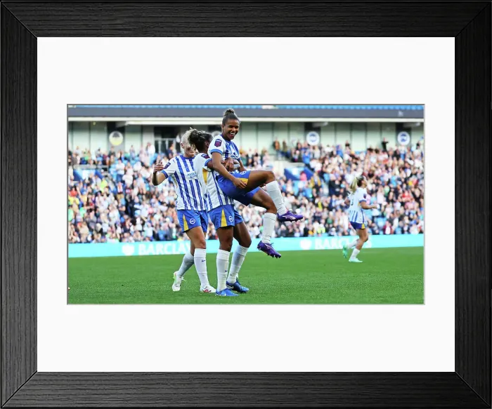 Framed Print : Brighton and Hove Albion Women v Manchester United Women Women's Super League 19OCT24 Framed Print : Brighton and Hove Albion Women v Manchester United Women Women's Super League 19OCT24