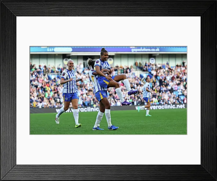 Framed Print : Brighton and Hove Albion Women v Manchester United Women Women's Super League 19OCT24 Framed Print : Brighton and Hove Albion Women v Manchester United Women Women's Super League 19OCT24