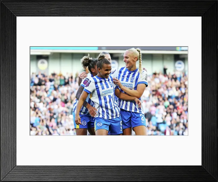Framed Print : Brighton and Hove Albion Women v Manchester United Women Women's Super League 19OCT24 Framed Print : Brighton and Hove Albion Women v Manchester United Women Women's Super League 19OCT24
