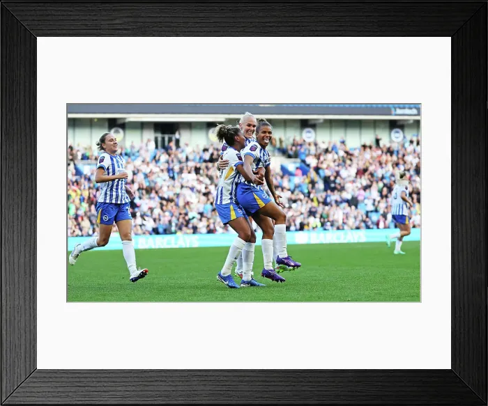 Framed Print : Brighton and Hove Albion Women v Manchester United Women Women's Super League 19OCT24 Framed Print : Brighton and Hove Albion Women v Manchester United Women Women's Super League 19OCT24
