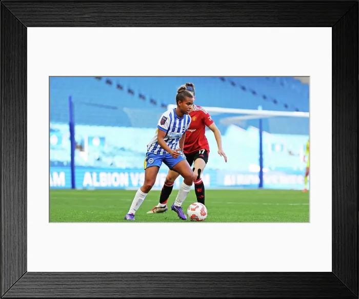 Framed Print : Brighton and Hove Albion Women v Manchester United Women Women's Super League 19OCT24 Framed Print : Brighton and Hove Albion Women v Manchester United Women Women's Super League 19OCT24