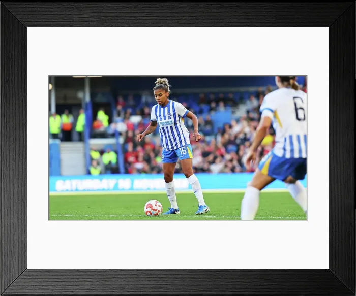Framed Print : Brighton and Hove Albion Women v Manchester United Women Women's Super League 19OCT24 Framed Print : Brighton and Hove Albion Women v Manchester United Women Women's Super League 19OCT24