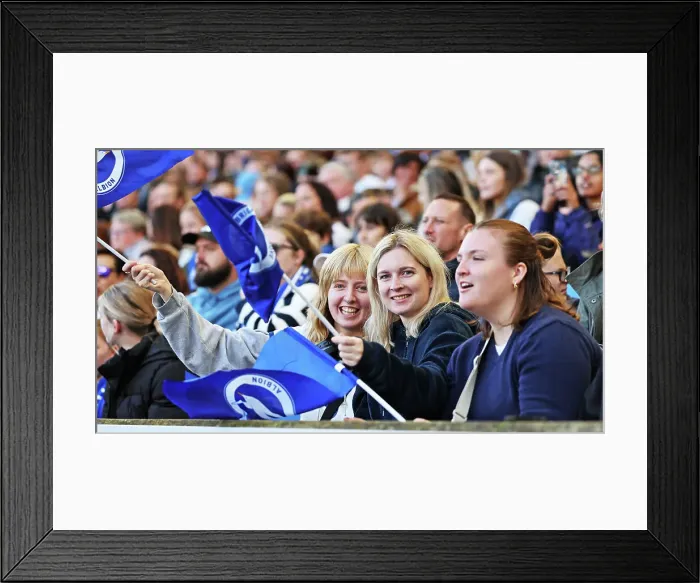 Framed Print : Brighton and Hove Albion Women v Manchester United Women Women's Super League 19OCT24 Framed Print : Brighton and Hove Albion Women v Manchester United Women Women's Super League 19OCT24