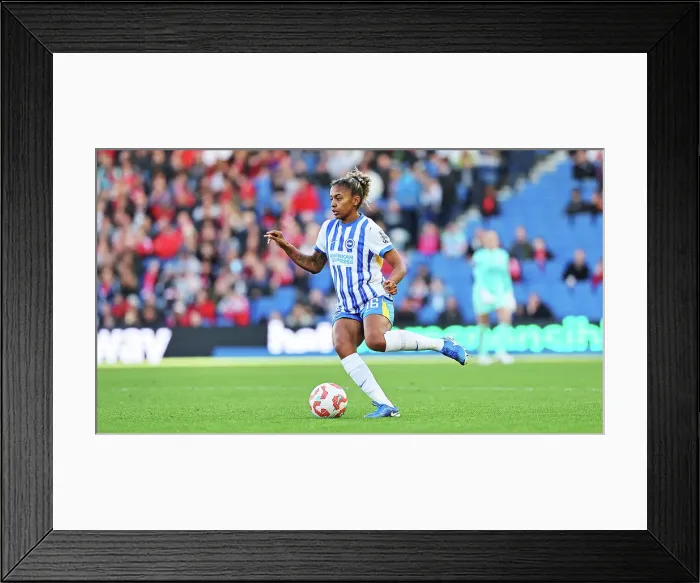 Framed Print : Brighton and Hove Albion Women v Manchester United Women Women's Super League 19OCT24 Framed Print : Brighton and Hove Albion Women v Manchester United Women Women's Super League 19OCT24