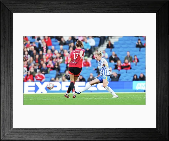 Framed Print : Brighton and Hove Albion Women v Manchester United Women Women's Super League 19OCT24 Framed Print : Brighton and Hove Albion Women v Manchester United Women Women's Super League 19OCT24