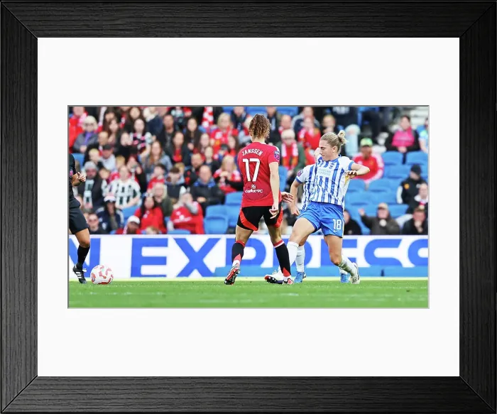 Framed Print : Brighton and Hove Albion Women v Manchester United Women Women's Super League 19OCT24 Framed Print : Brighton and Hove Albion Women v Manchester United Women Women's Super League 19OCT24