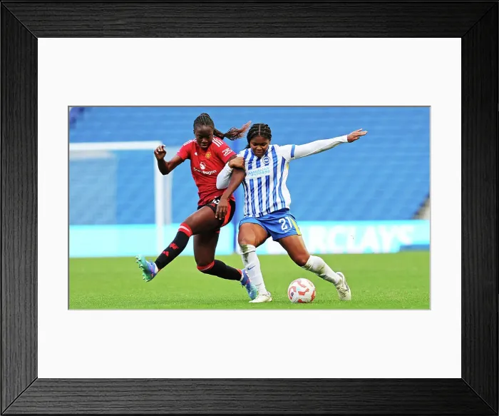 Framed Print : Brighton and Hove Albion Women v Manchester United Women Women's Super League 19OCT24 Framed Print : Brighton and Hove Albion Women v Manchester United Women Women's Super League 19OCT24