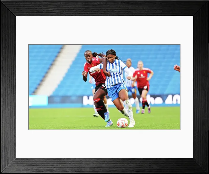Framed Print : Brighton and Hove Albion Women v Manchester United Women Women's Super League 19OCT24 Framed Print : Brighton and Hove Albion Women v Manchester United Women Women's Super League 19OCT24