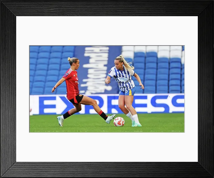 Framed Print : Brighton and Hove Albion Women v Manchester United Women Women's Super League 19OCT24 Framed Print : Brighton and Hove Albion Women v Manchester United Women Women's Super League 19OCT24