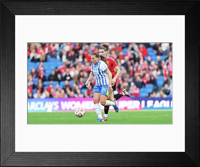 Framed Print : Brighton and Hove Albion Women v Manchester United Women Women's Super League 19OCT24 Framed Print : Brighton and Hove Albion Women v Manchester United Women Women's Super League 19OCT24