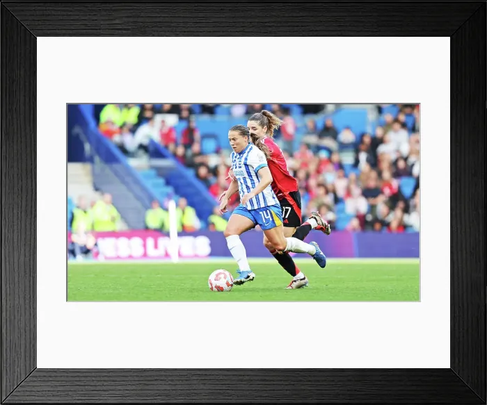 Framed Print : Brighton and Hove Albion Women v Manchester United Women Women's Super League 19OCT24 Framed Print : Brighton and Hove Albion Women v Manchester United Women Women's Super League 19OCT24
