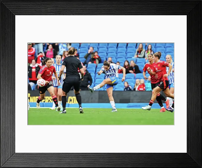 Framed Print : Brighton and Hove Albion Women v Manchester United Women Women's Super League 19OCT24 Framed Print : Brighton and Hove Albion Women v Manchester United Women Women's Super League 19OCT24